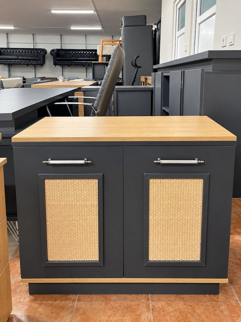 KLAS OFİS ÜSKÜDAR 200x85 cm AKÇE MÜDÜR MASA TAKIMI SIFIR - 7