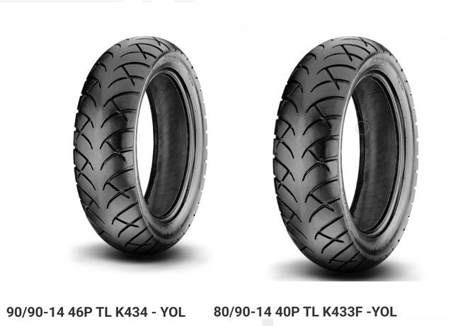 ↪90/90-14 ve 80/90-14 TL Honda Dio Lastik Takımı (Tubeless - Dubleks)