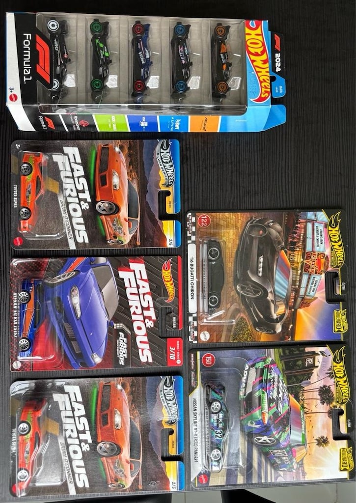 Hot Wheels Brian Supra Skyline R32 Pandem Bugatti F1 - 3