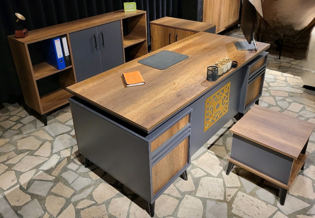 Yeni Model Ofis Makam Masası Takımı - 11