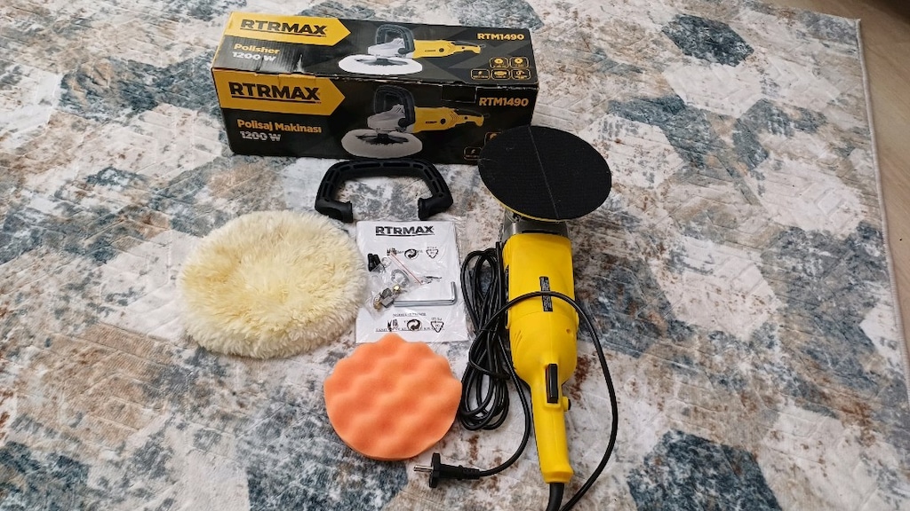 RTRMAX RTM1490 ,POLİSAJ MAKİNESİ 1200 W 6kademeli Devir Ayarlı