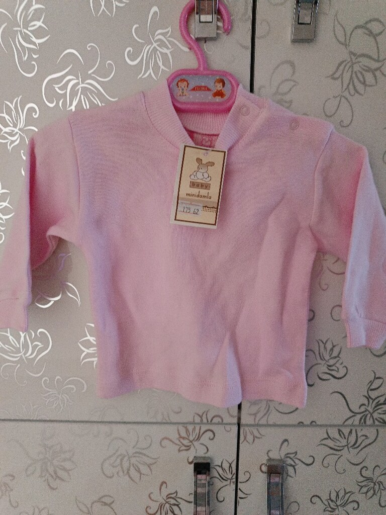 Etiketli Mini Damla Bebek ikili takım - 5