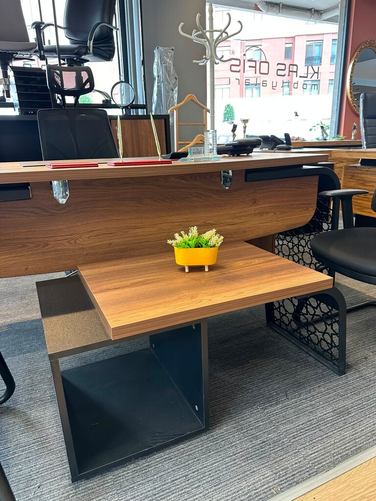 KLAS OFİS ÜSKÜDAR 220x85 cm MAKAM TAKIMI SIFIR - 9