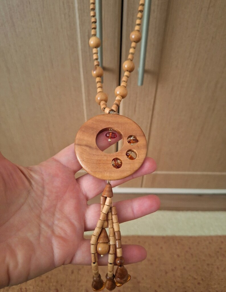 AHŞAP KOLYE - 4