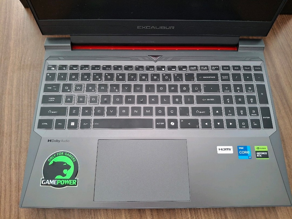 EXCALIBUR G870 RTX 5060 1TB 32 GB RAM 13.NESİL İ7 GARANTİLİ KUTULU - 4