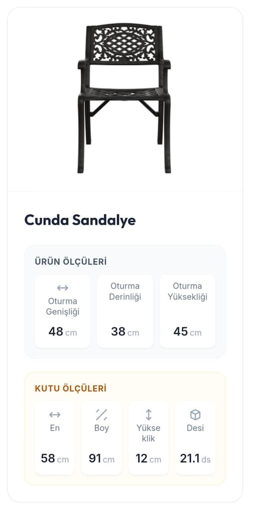 Bahçe Mobilyası Takımı