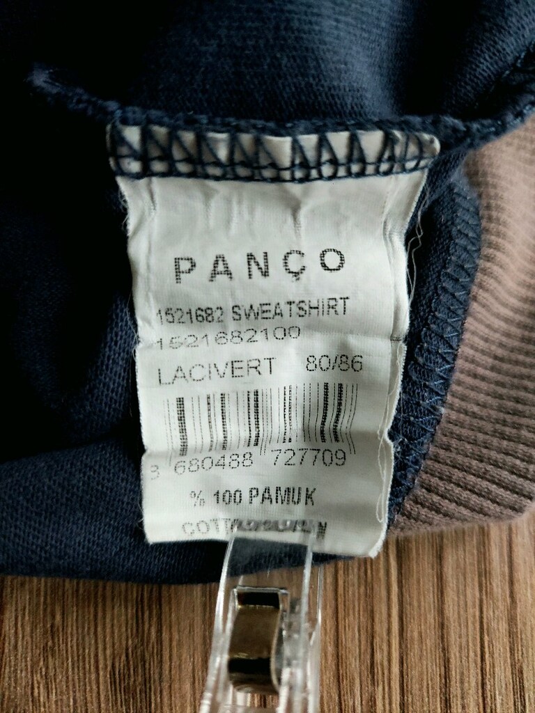 Panço yazı desen yama detaylı sweatshirt - 9