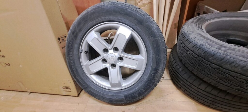 lastik kışlık ve jant lastik ikisi Goodyear ikisi contineltal - 4