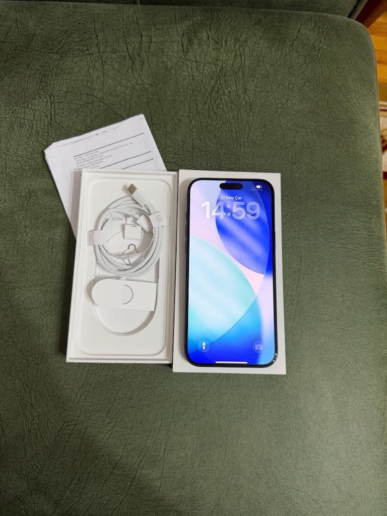 iphone 17pro (20 ay garantili pil 100) - 3