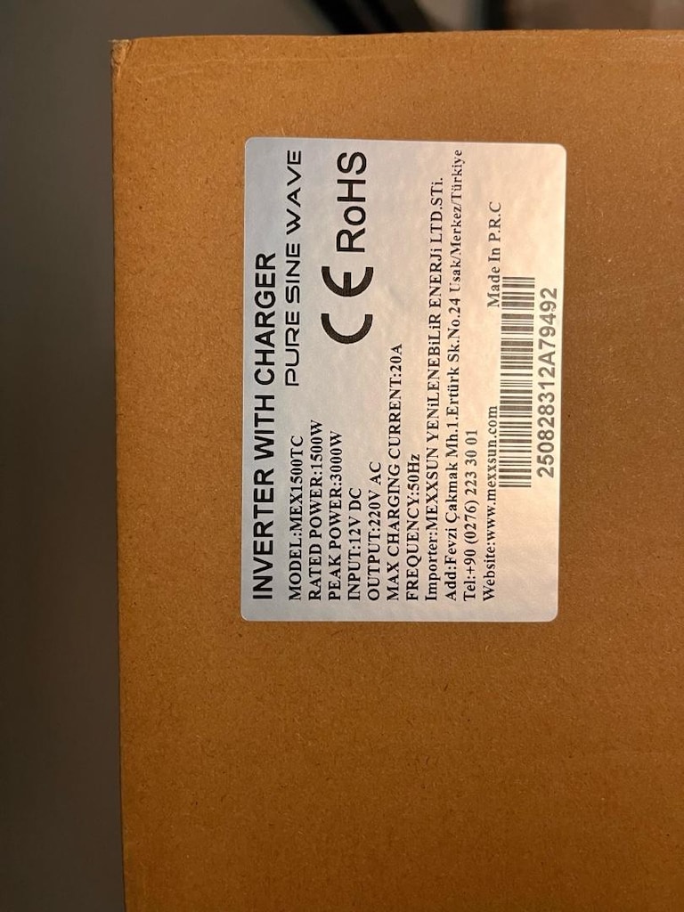 Mexxsun 12v 1500w İnverter UPS Remote Ekranlı - 3