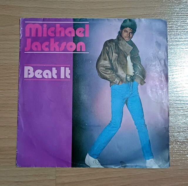 MİCHAEL JACKSON BEAT İT DÖNEM 45LİK PLAK