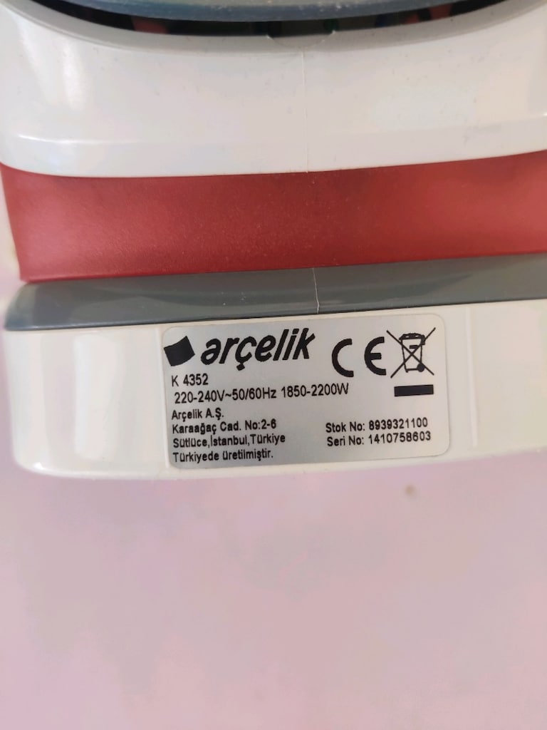 Arçelik ütü - 5
