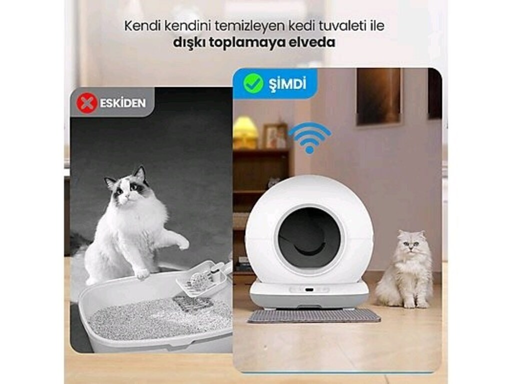 Haustier CB001 Akıllı Kedi Tuvaleti - 2