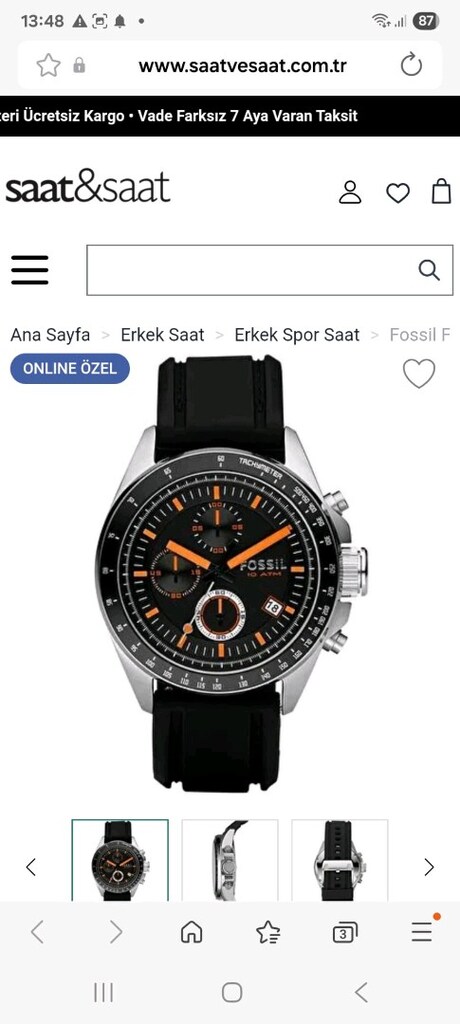 fossil erkek saat - 9