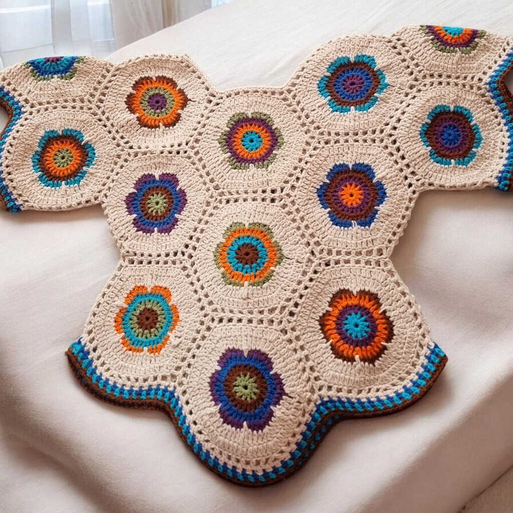 Kadın Örgü Crop Bluz — görsel 5/6