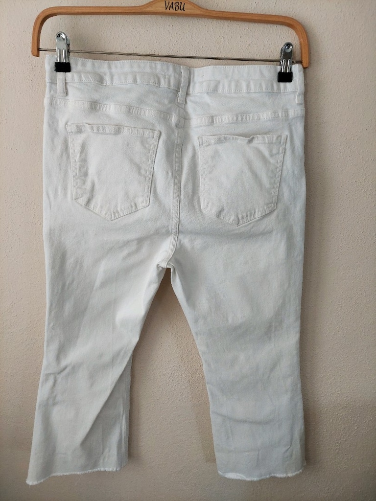 Koton victoria Beyaz Flare Jean Pantolon - 7