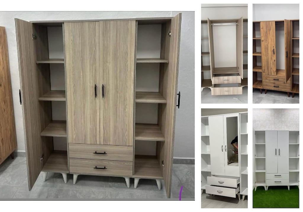 4 kapaklı elbise dolabı phdjsbmfnq - 5