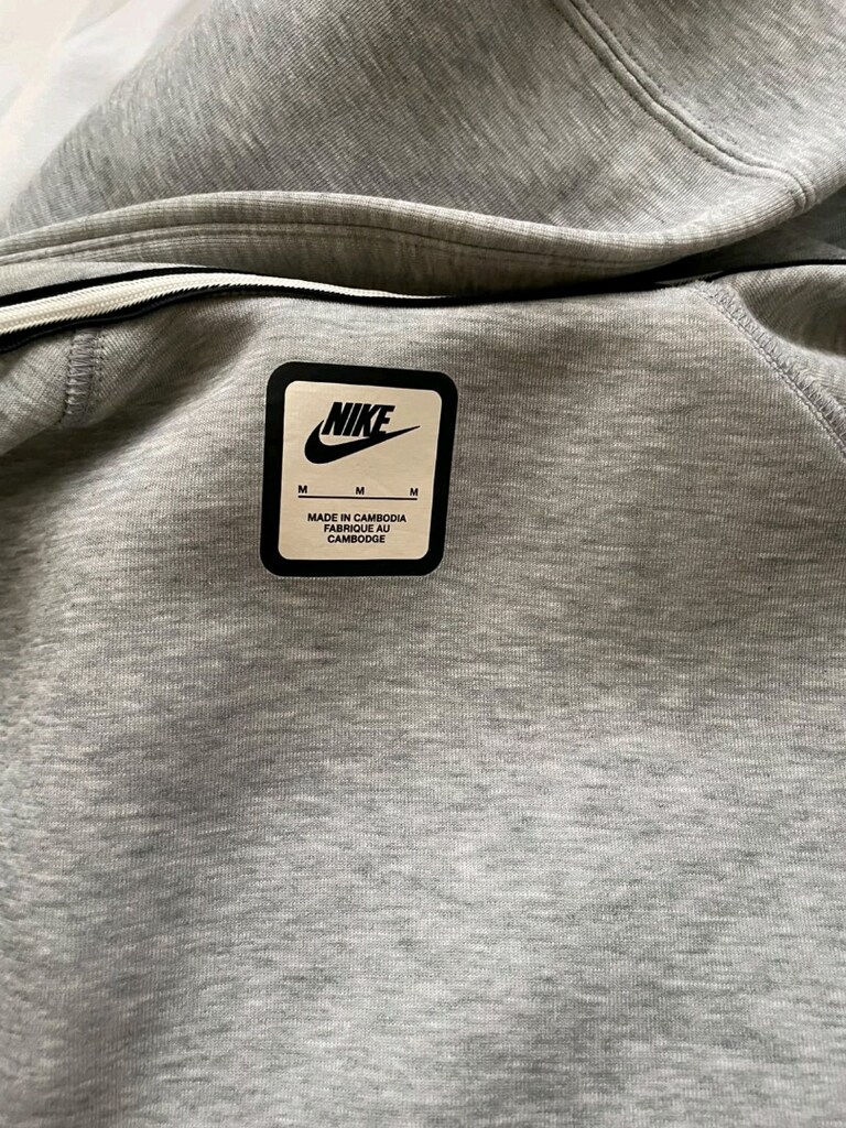 nike Sportswear Tech Fleece Full Zip Hoodie Dark Heather Grey - 2