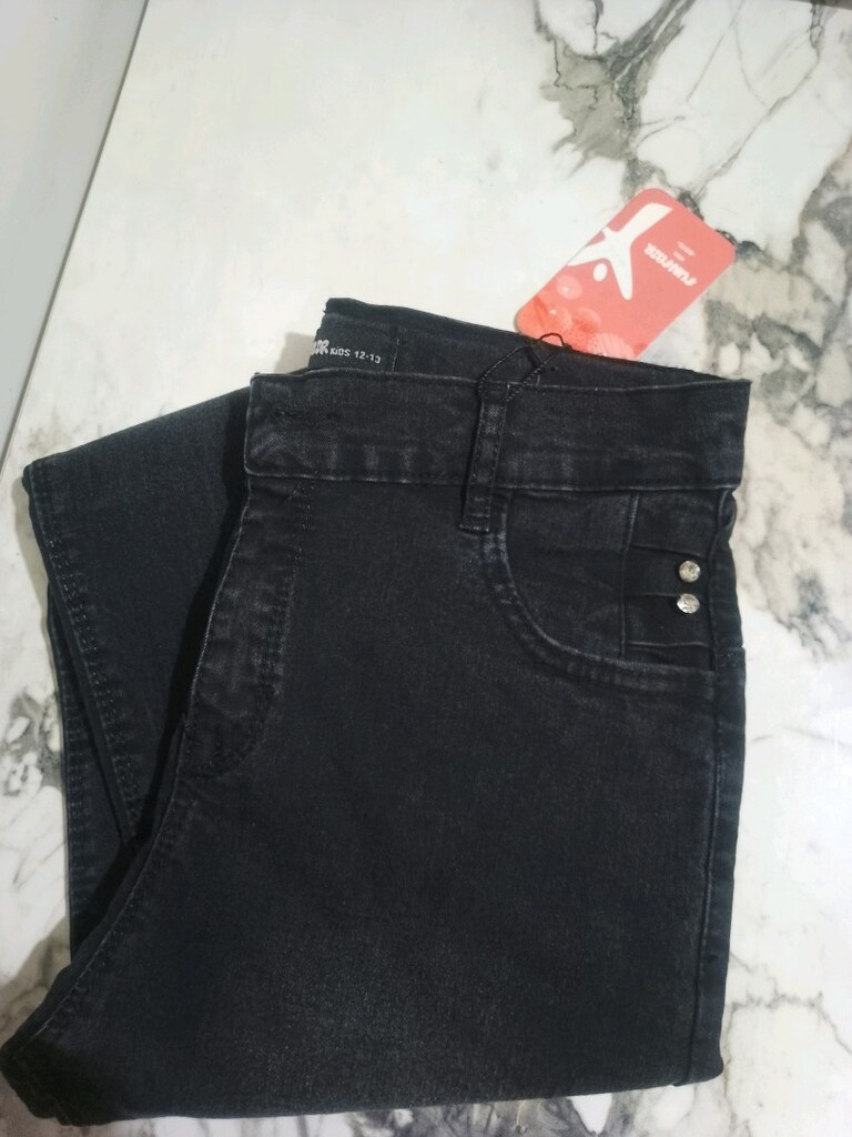 2 adet kız çocuk kot pantolon - 2
