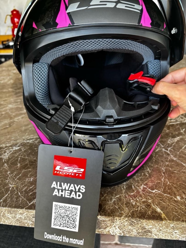 LS2 II RAPID PEMBE M BEDEN HİÇ KULLANILMAMIŞ KAPALI KASK ACİL SATILIK! - 8