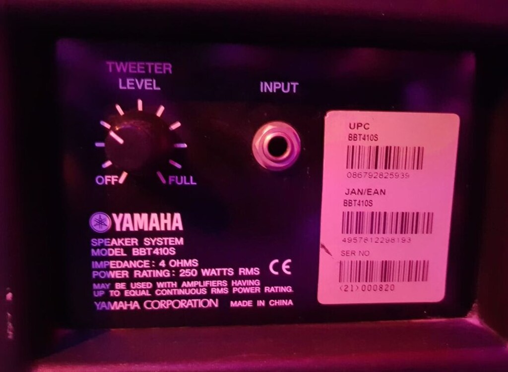 YAMAHA BBT 500H BAS AMFİSİ ve YAMAHA BBT410S BAS KABİNİ - 4