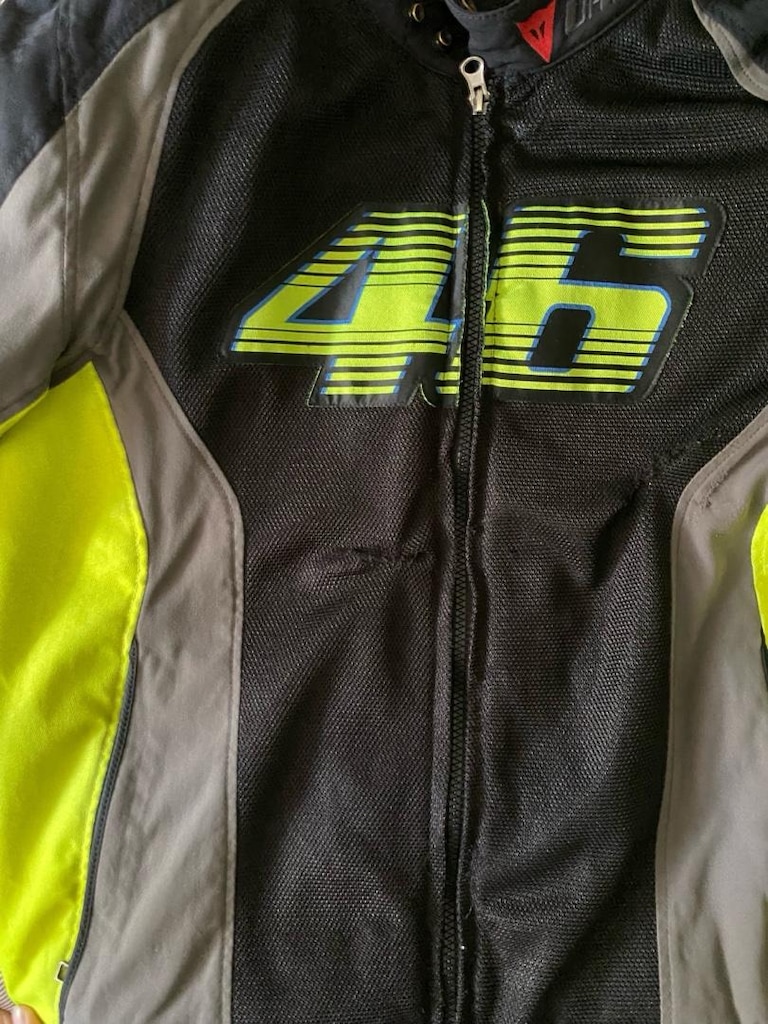 Dainese VR46 Air Black Fluo Yellow Jacket - 2