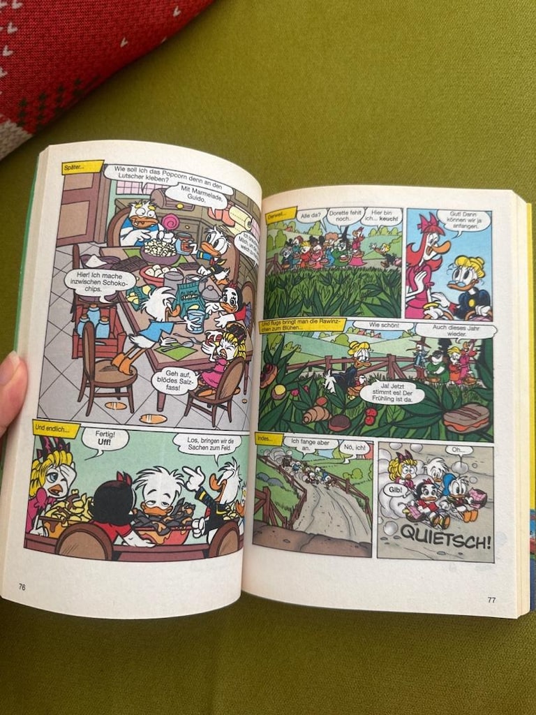 Almanca Çizgi Roman Kitabı Lustiges Taschenbuch - 3