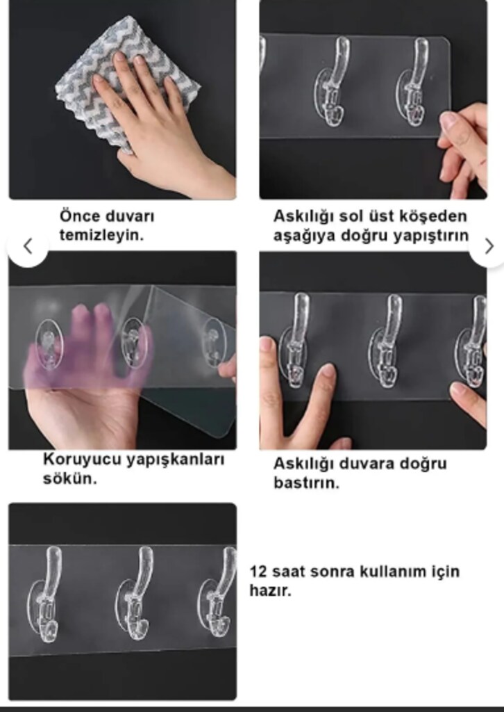 Şeffaf Çok Amaçlı Askı - 4
