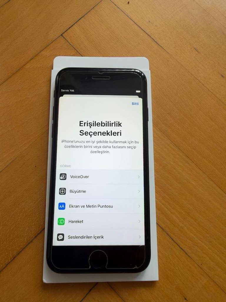 iPhone 7 32 gb siyah pil sağlığı %100 - 7