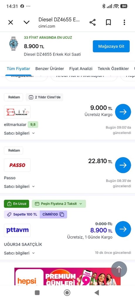 diesel erkek saat dz-4655 - 12