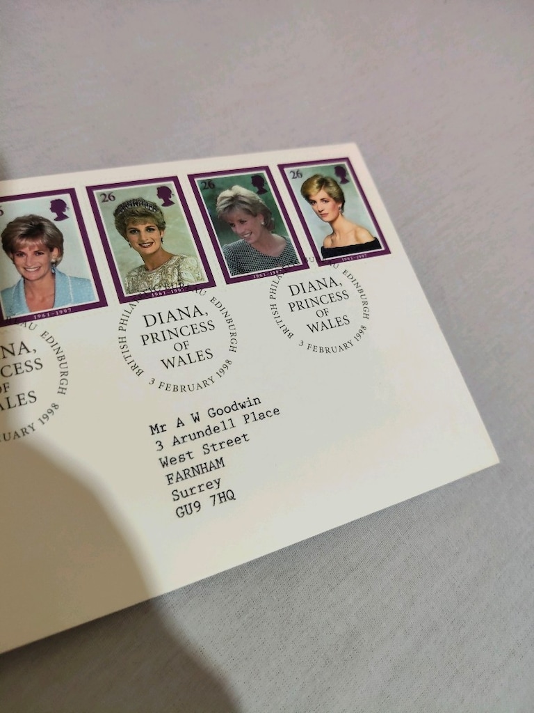 Prenses Diana Atatürk Ilkgün Zarfı ve 10 Kasım - 3