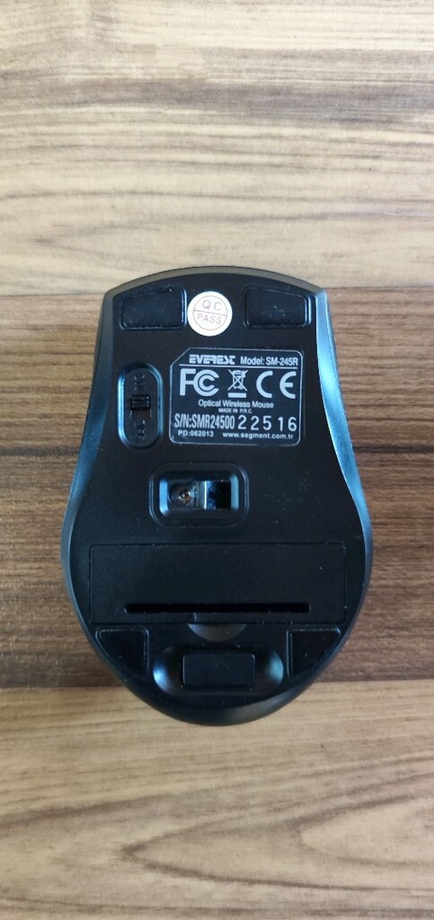 Everest Sm-245r Nano Optik Kırmızı/Siyah Kablosuz Mouse - 10