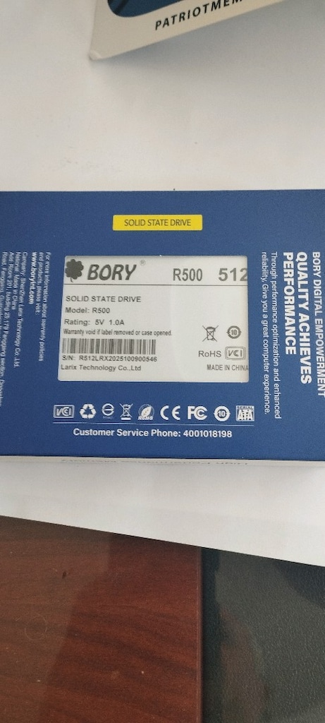 SIFIR KUTUSUNDA 512 Gb Ssd Bory R500-C512G SATA 3.0 2.5" - 2