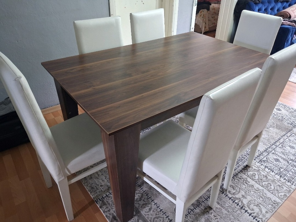 6 kişilik yemek masası takımı - 4