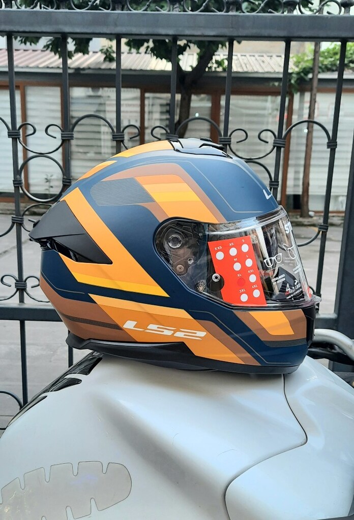 LS2 STREAM 2 GÖZLÜKLÜ FUL MOTOR KASK =XL= - 2