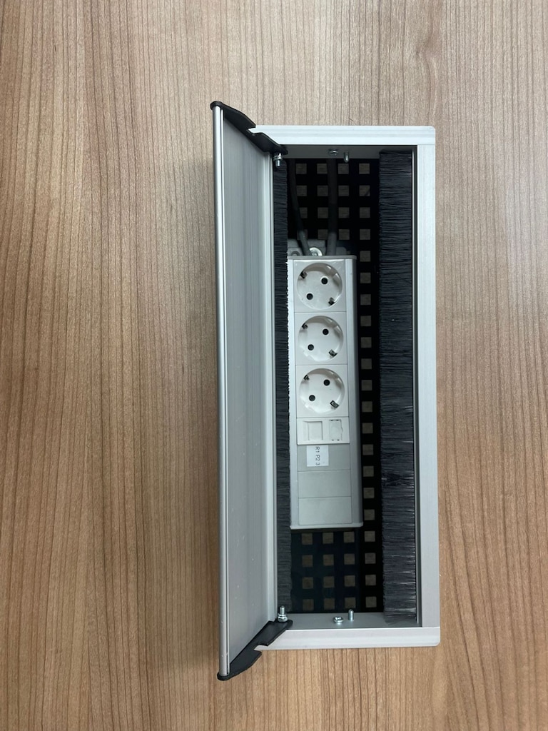 KLAS OFİS ÜSKÜDAR 80x200 MARBELLA DATAPORTLU SIFIR TOPLANTI MASA - 3