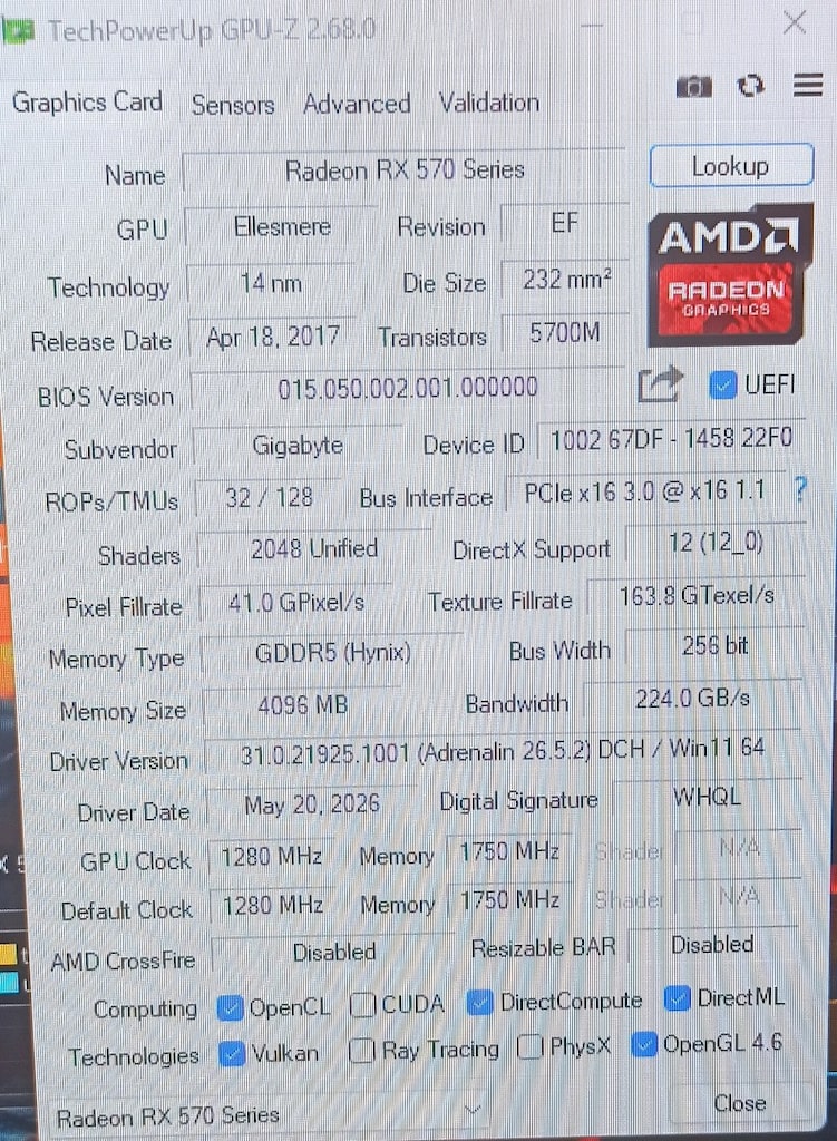 Temiz RX570 - 6