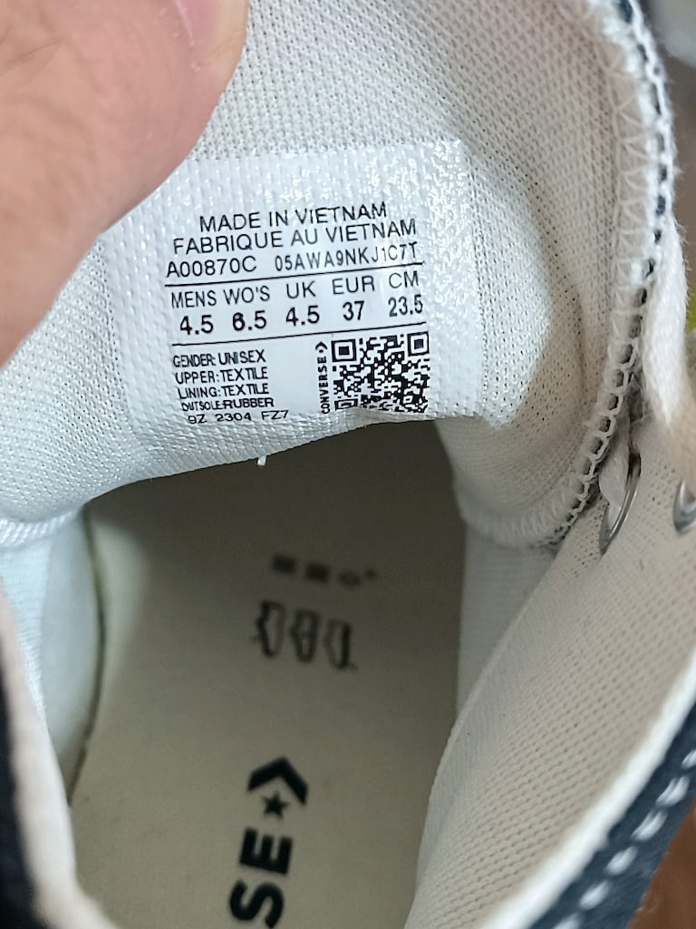 Converse chuck Taylor Orjinal sıfır üründür denemek için 1 kez giyilmi - 8