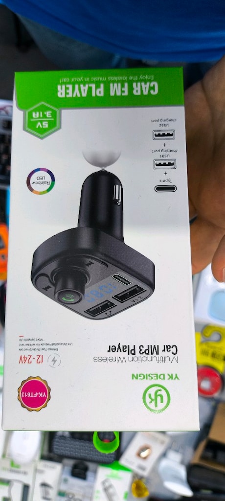 Araç İçi Bluetooth Kit / MP3 Player ve Type-C Hızlı Şarj Cihazı - 2