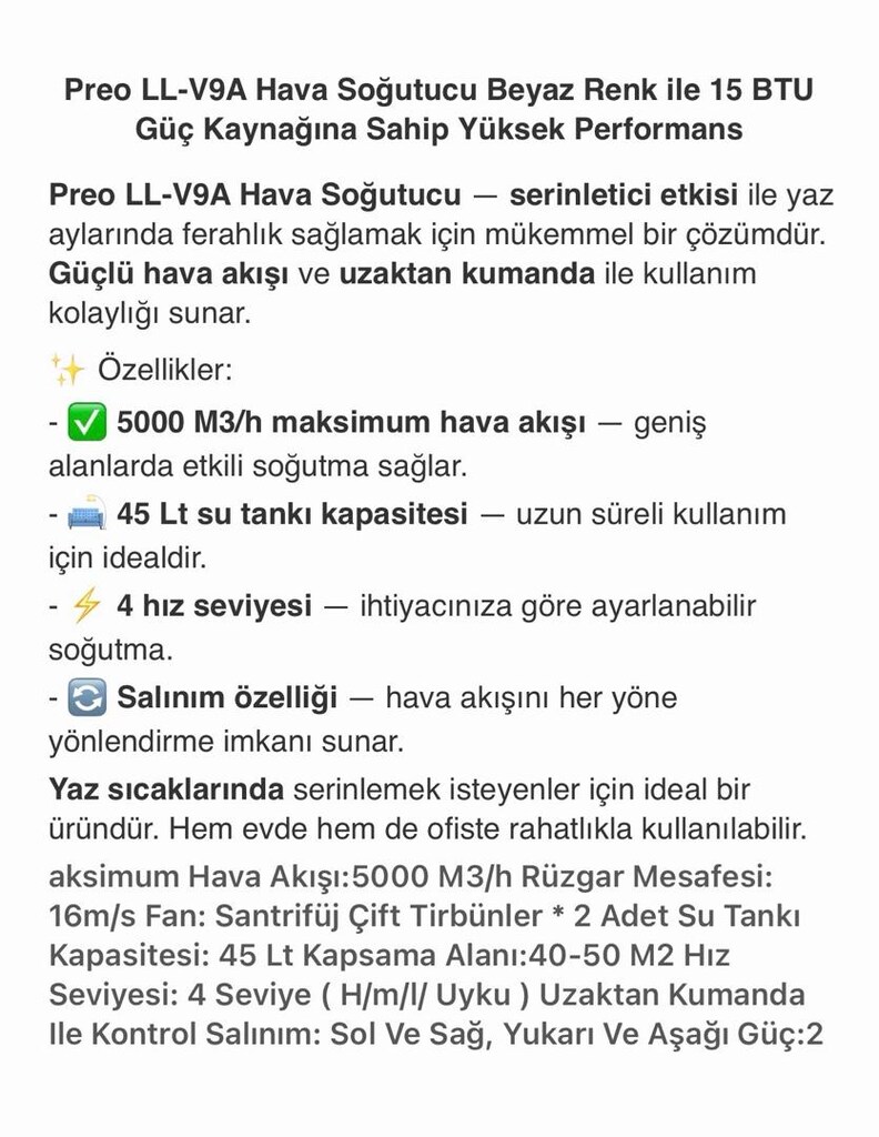 hava soğutucu