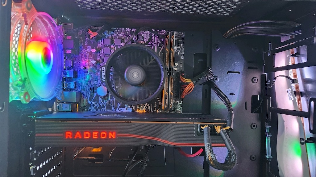 RYZEN 3500X CPU 16GB RAM 8GB RX5700XT 600W POWER SSD* HDD - 2