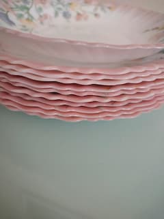 Pembe Opal Servis tabak Seti - 4