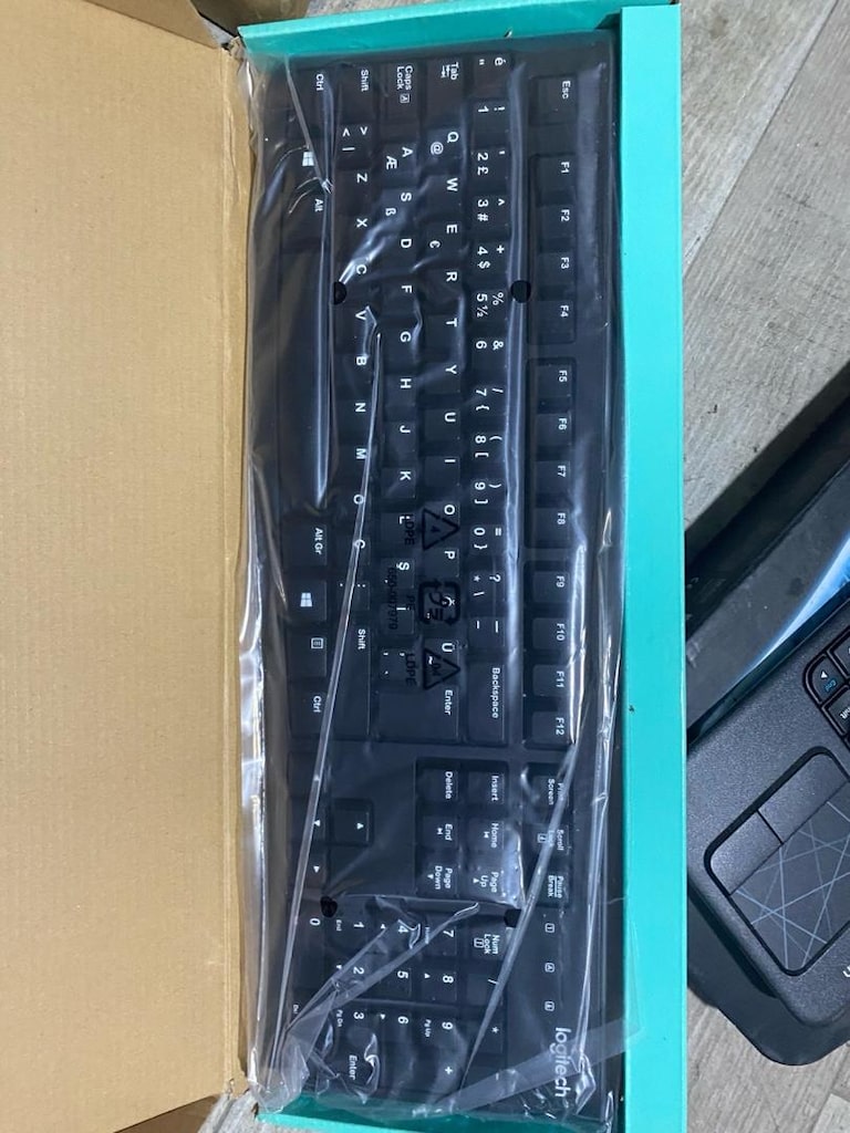 logitech k120 mouse + klavye - 2