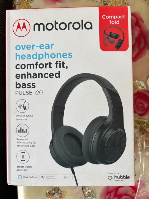 Motorola Pulse 120 Siyah Kablolu Kulak Üstü Kulaklık