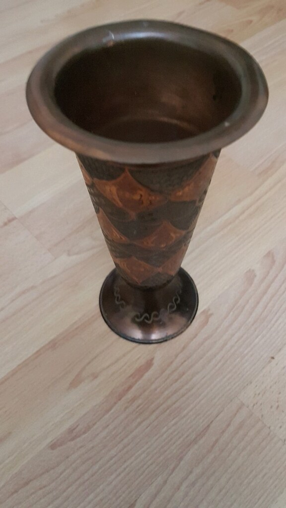erzincan işlemeli 20 cm vazo - 4