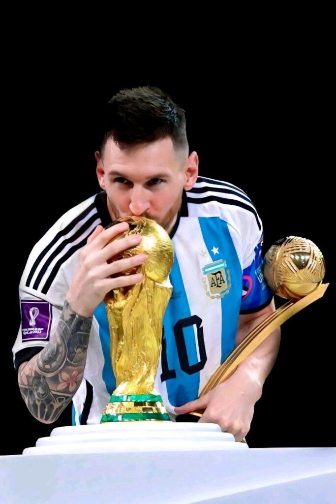 Çerçeveli Arjantin Lionel Messi Forması - 8