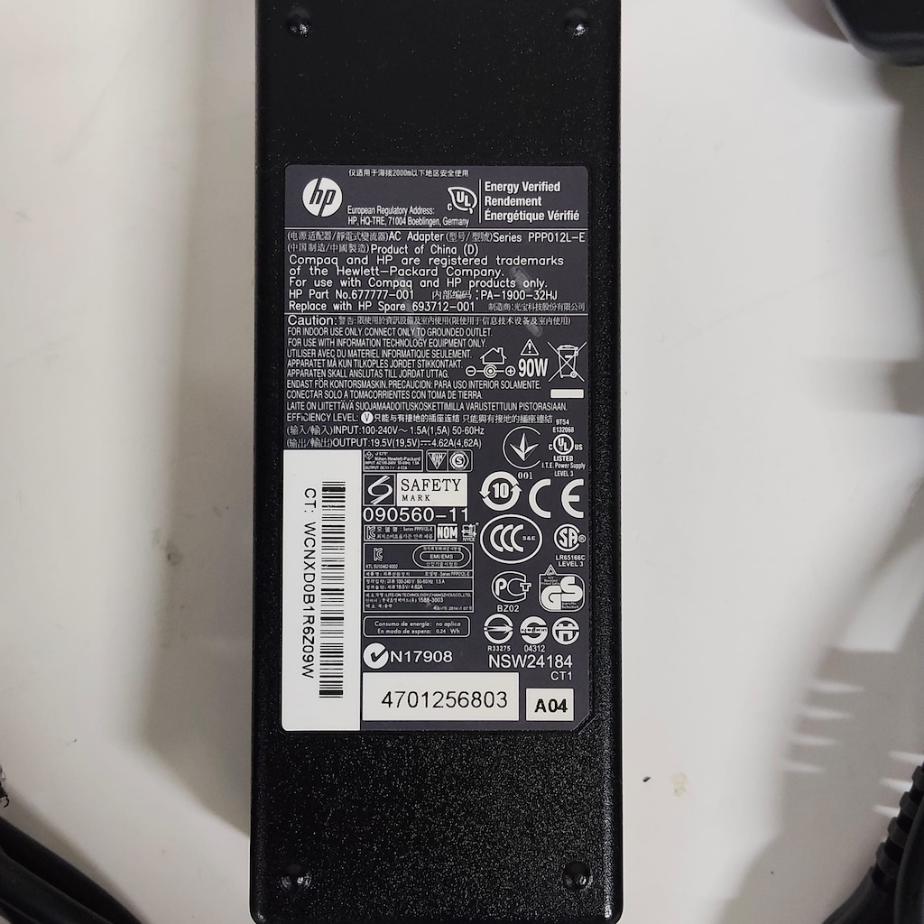 ORJINAL HP 677777-001 - PPP012L-E 90W 19.5V 4.62A ADAPTÖR - 5