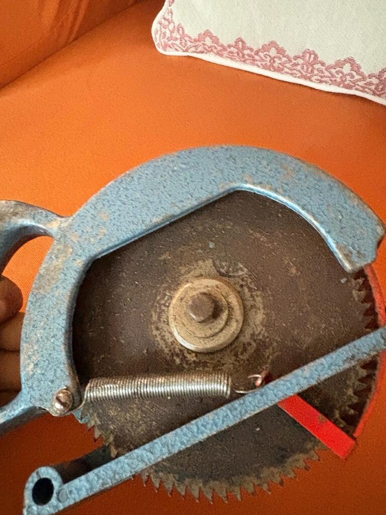 Vintage Döküm Gövde Matkap Ucu Daire Testere Aparatı - 8