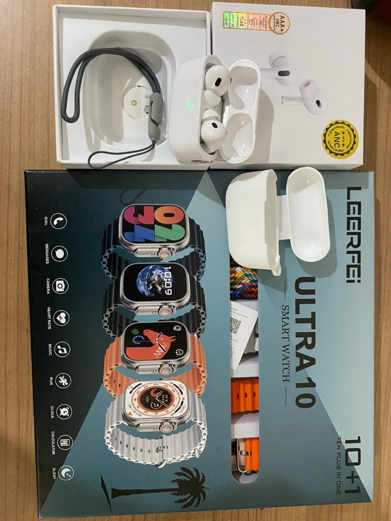 10 kordonlu akıllı saat ve airpods pro 2 - 2