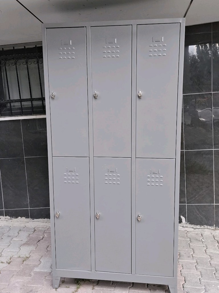 6 KAPILI SOYUNMA DOLABİ ÜCRETSİZ TESLİMAT - 4